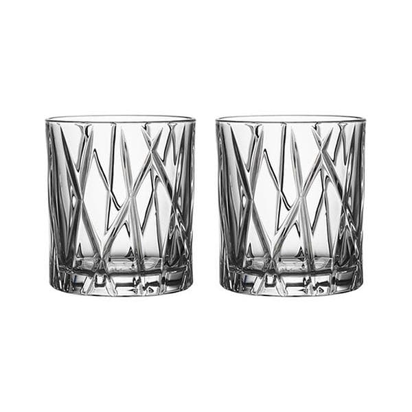 Orrefors City Old Fashioned Whiskey Glass 25cl 2-pack