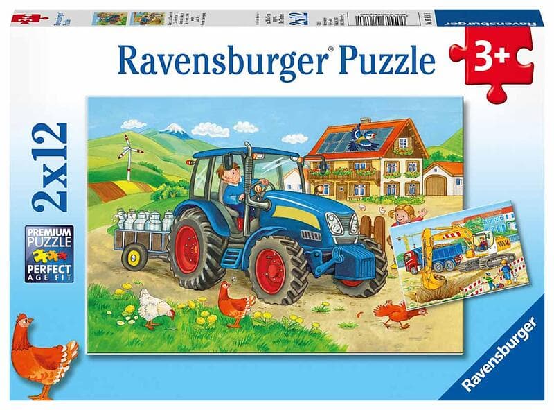 Ravensburger Pussel Machines 2x12 bitar