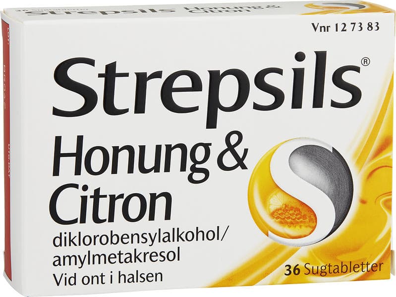 Strepsils Honung & Citron 36 Sugtabletter