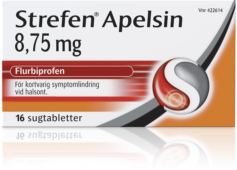 Strefen Apelsin 16 Sugtabletter