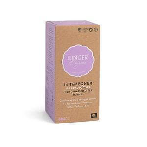 Ginger Organic Applicator Normal Tampons (14-pack)