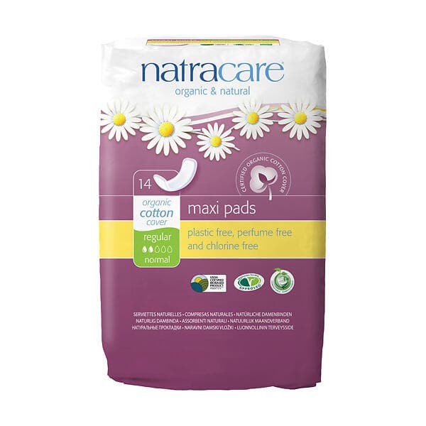 Natracare Maxi Pads Normal 14-pads