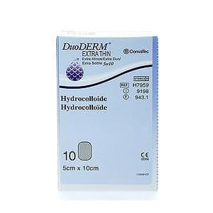 DuoDerm ConvaTec Extra Thin Plaster 5x10cm 10-pack