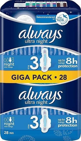 Always Ultra Night Wings (28-pack)