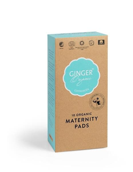 Ginger Organic Maternity Pads (10-pack)