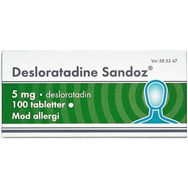 Sandoz Desloratadine 5mg 100 Tablets