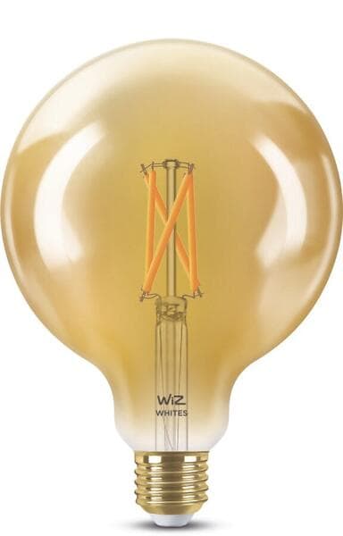 WiZ Smart LED Whites Filament Amber G125 640lm 2000-5000K E27 7W