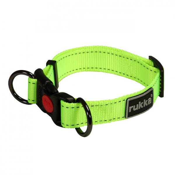 Rukka Pets Bliss Neon Adjustable Collar XS