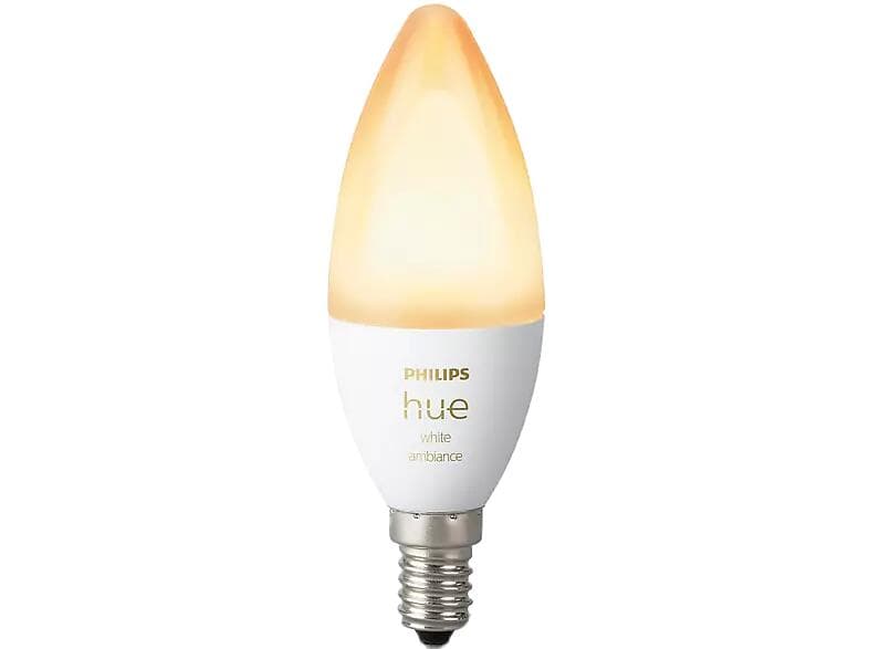 Philips Hue White Ambiance LED E14 B39 2200K-6500K 470lm 4W (Dimmable)