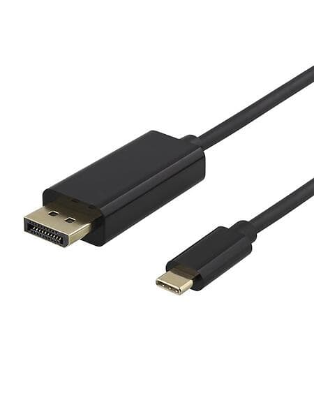 Deltaco 21.6Gbps USB C - DisplayPort 1m