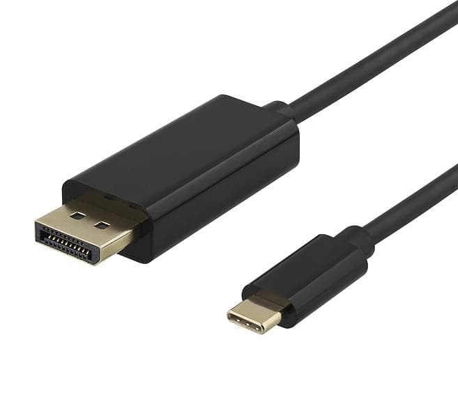 Deltaco 21.6Gbps USB C - DisplayPort 2m