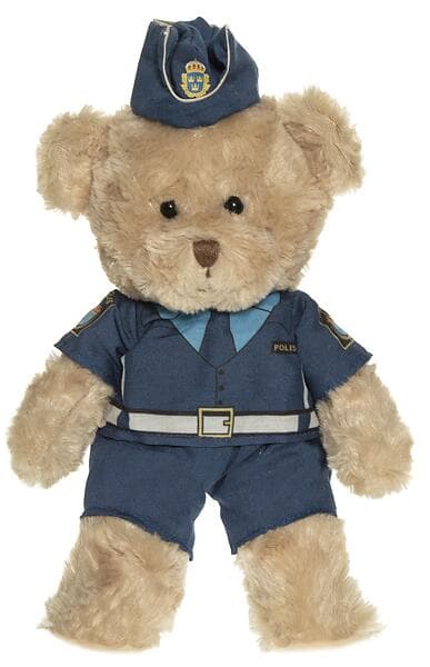 Teddykompaniet Polisnalle 28cm