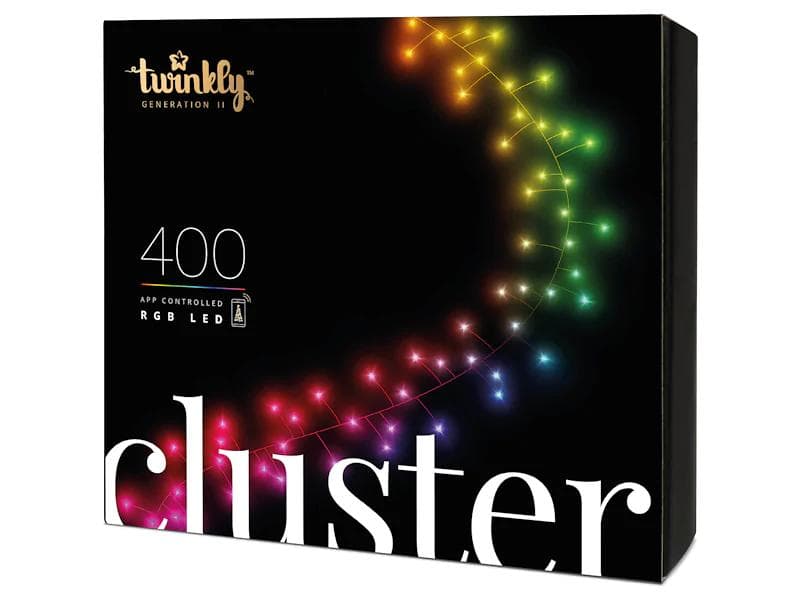 Twinkly Cluster Strings RGB 400L (6m)