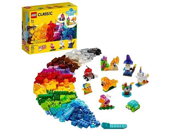 LEGO Classic 11013 Kreative gennemsigtige klodser