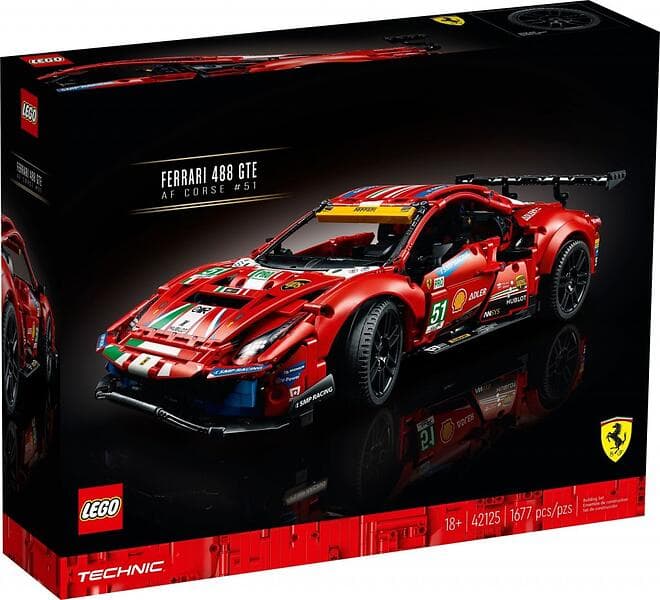 LEGO Technic 42125 Ferrari 488 GTE “AF Corse #51”