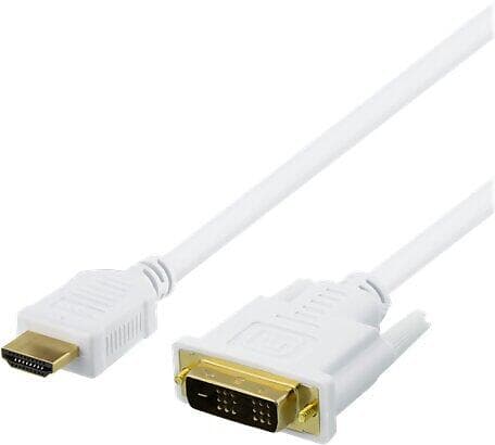 Deltaco HDMI - DVI-D Single Link 3m