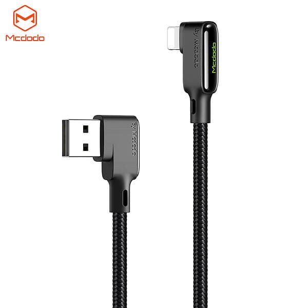 Mcdodo 2A USB A - Lightning (2x angled) 1.8m