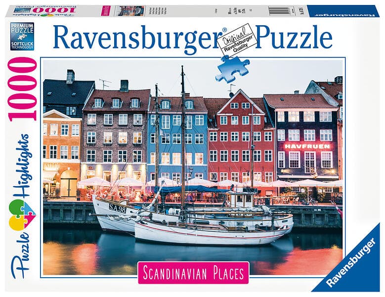 Ravensburger Puzzle Scandinavian Places - Copenhagen 1000 Bitar