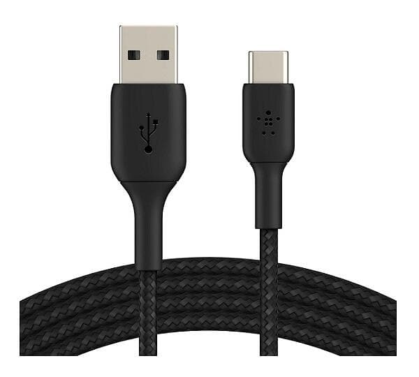 Belkin Boost Charge Braided 2.4A USB A - USB C 2.0 0.15m