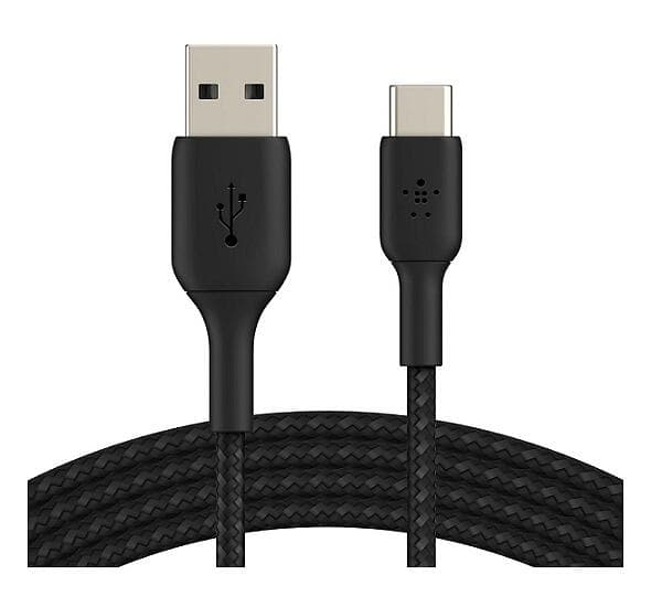 Belkin Boost Charge Braided 2.4A USB A - USB C 2.0 2m