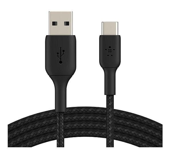 Belkin Boost Charge Braided 2.4A USB A - USB C 2.0 3m