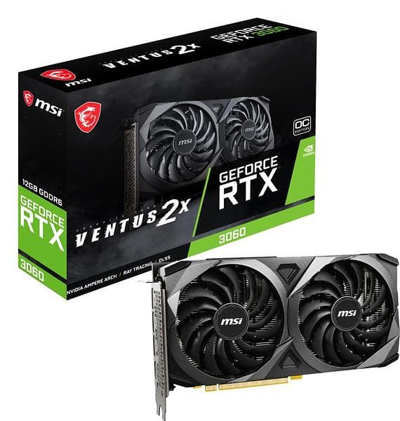 MSI GeForce RTX 3060 Ventus 2X OC HDMI 3xDP 12GB