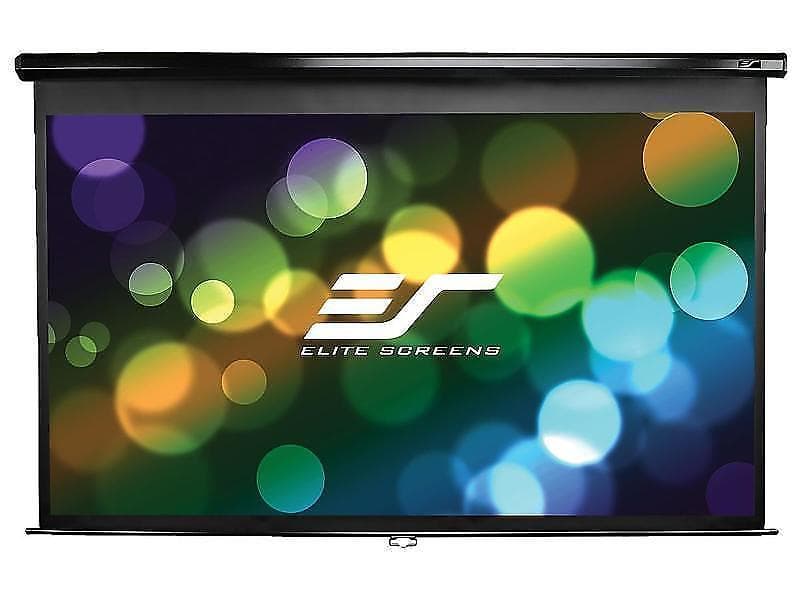 Elite Screens Manual Black Case MaxWhite 16:9 120" (265.7x149.4)