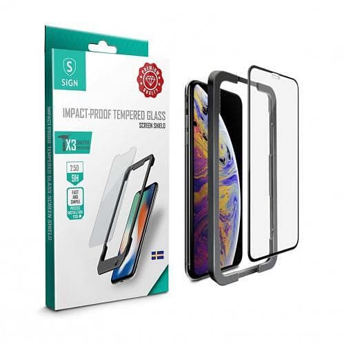 SiGN Full Body Tempered Glass for iPhone 12/12 Pro