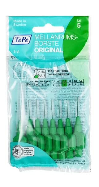 TePe  Original 0.8mm 8-pack (Mellanrumsborste)