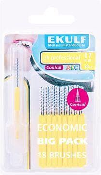 Ekulf  pH Professional 0.7mm 18-pack (Mellanrumsborste)