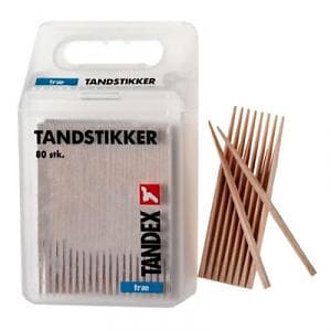 Tandex  Tandstikker Trä 80-pack (Tandpetare)