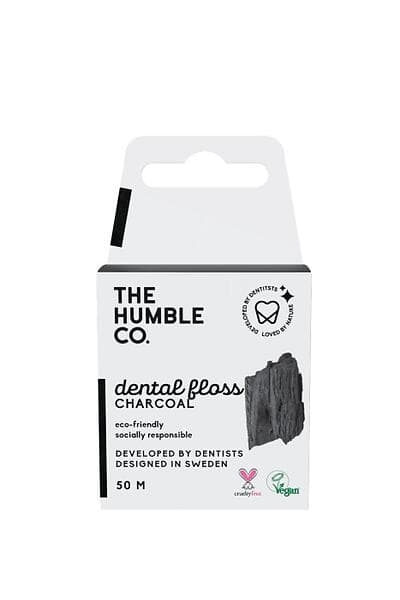 The Humble Co. Dental Floss Charcoal 50m (Tandtråd)