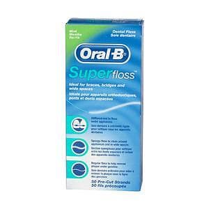 Oral-B Super Floss 50-pack (Tandtråd)