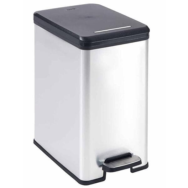 Curver Deco Rectangular Pedal Bin 25L