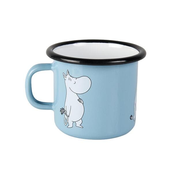 Muurla Moomin Retro Moomin Emaljerad Blue Krus 25cl