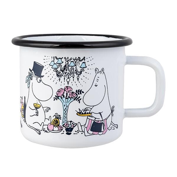 Muurla Moomin Date Night Emaljerad Krus 37cl