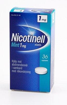 Nicotinell Mint 1mg 36 Sugtabletter