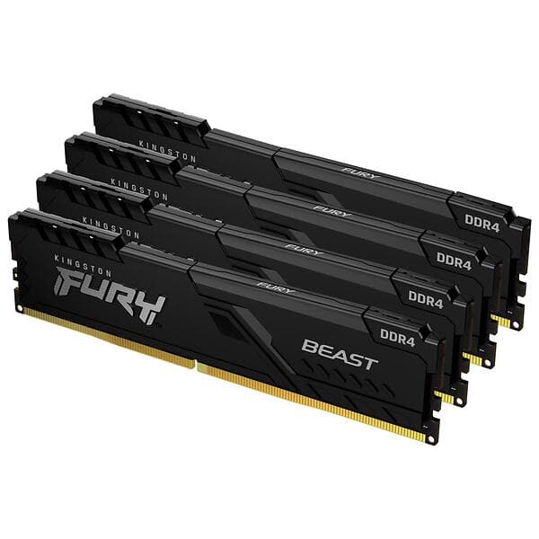 Kingston Fury Black DDR4 3600MHz 4x16GB (KF436C18BBK4/64)