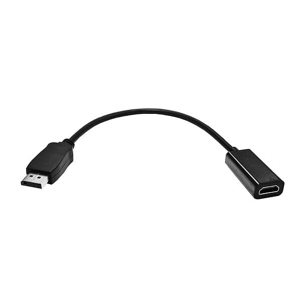 NÖRDIC Displayport - HDMI M-F Adapter 0.2m