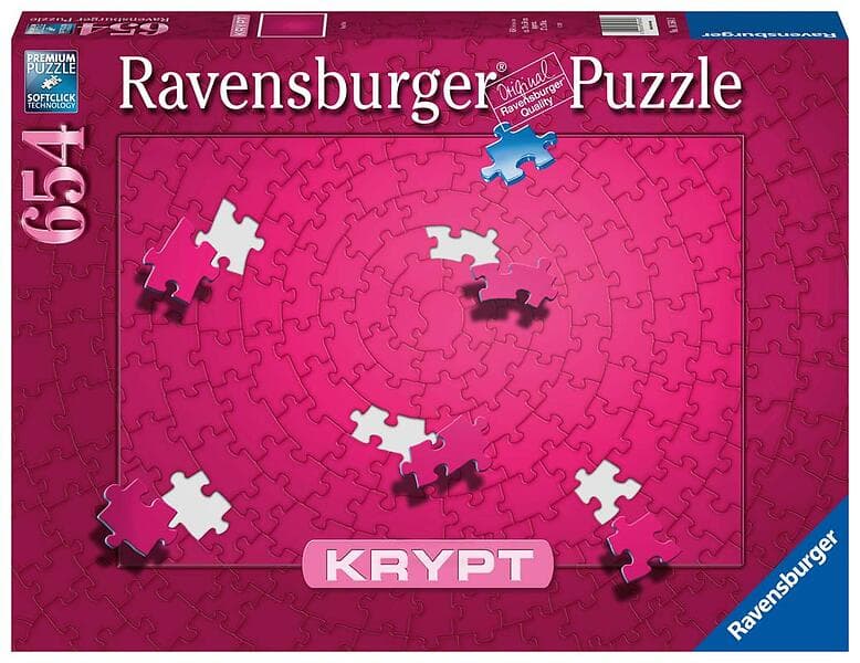 Ravensburger Pussel Krypt Pink 654 Bitar