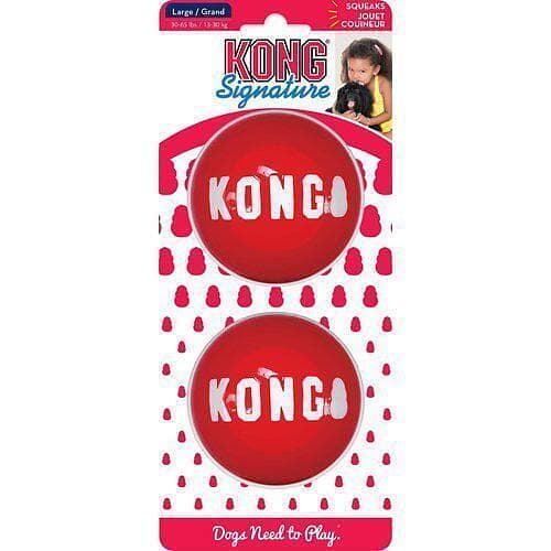 Kong Signature Ball L 2-pack