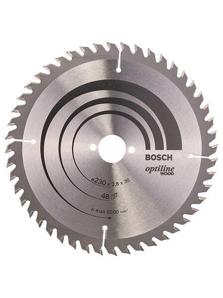 Bosch Cirkelsågklinga Optiline Wood 230 x 30 x 2.8 mm, 48