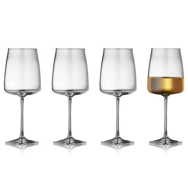 Lyngby Glas Zero Hvidvinsglas 43cl 4-pack