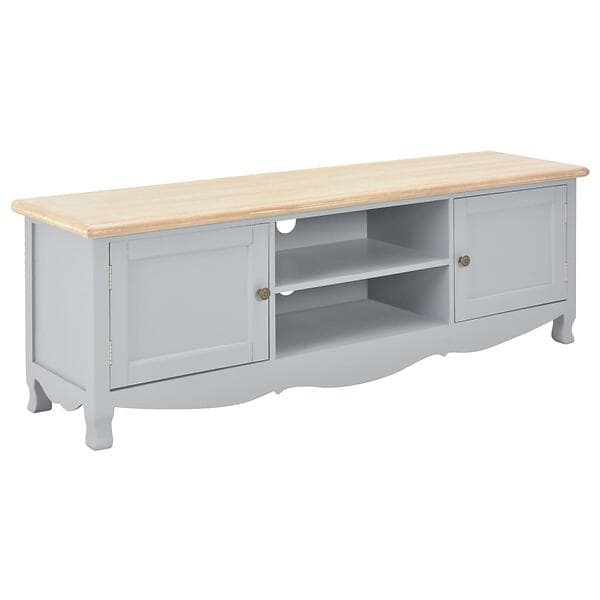 vidaXL TV Cabinet Grey 120x30x40 cm Wood