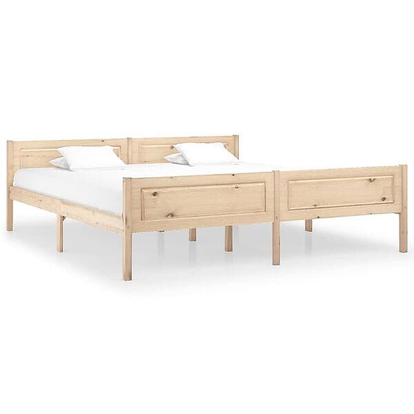 vidaXL Bed Frame Solid Pine Wood 180x200 cm