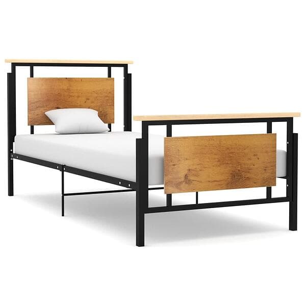 vidaXL Bed Frame Metal 90x200 cm