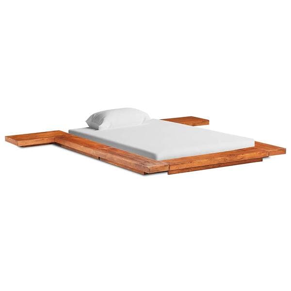 vidaXL Japanese Futon Bed Frame Solid Acacia Wood 100x200 cm