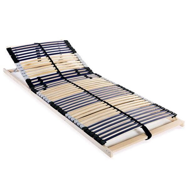 vidaXL Slatted Bed Base with 42 Slats 7 Zones 70x200 cm