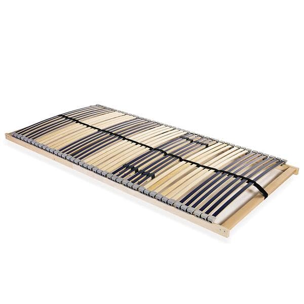 vidaXL Slatted Bed Base with 42 Slats 7 Zones 100x200 cm