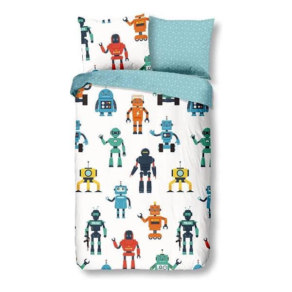 Good Morning Kids Duvet Cover Robots 140x200/220 cm